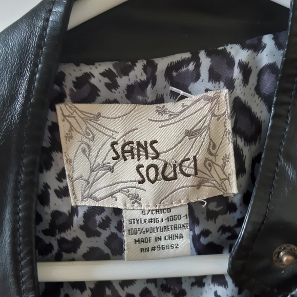 Sans Souci faux leather jacket - Picture 3 of 8